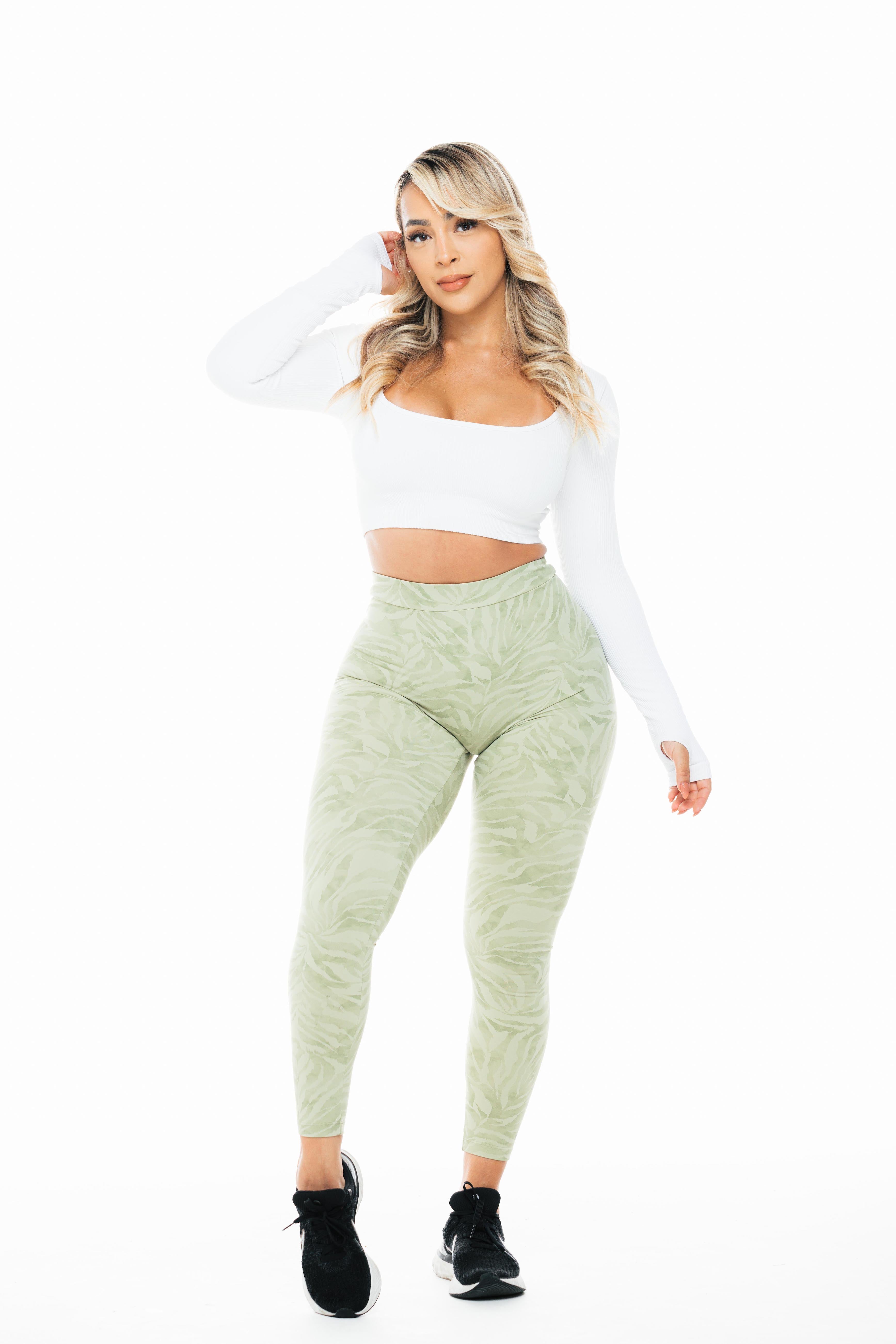 Matcha v-cut legging